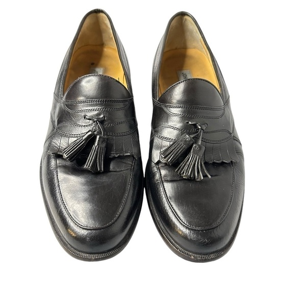 Johnston & Murphy Men’s Leather Loafer Black Tassel Dress Shoes Size 9M‎ - Picture 3 of 11